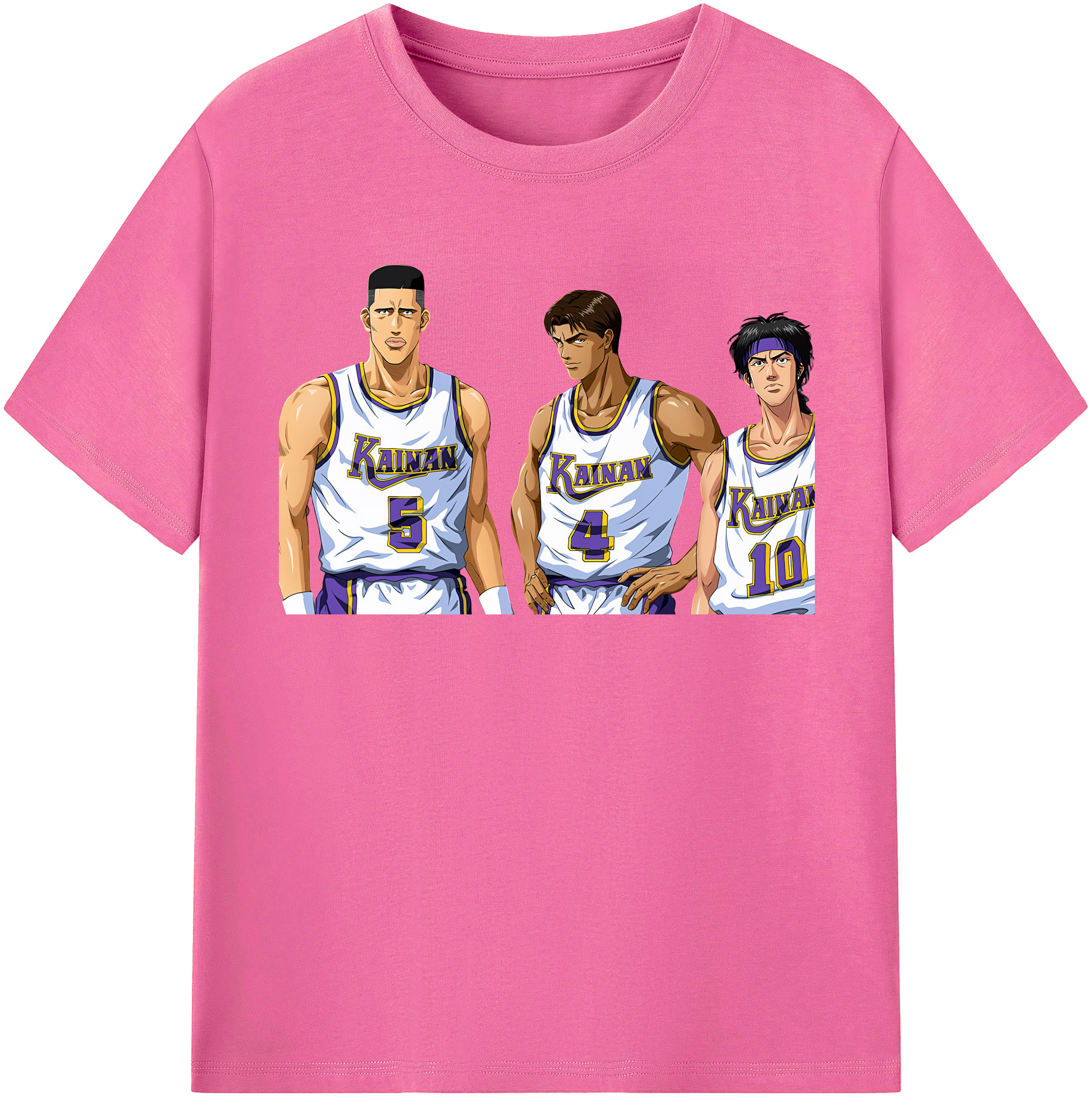 （画像用） SLAM DUNK／スラムダンク レディースカジュアルプリントTシャツ（綿100％）